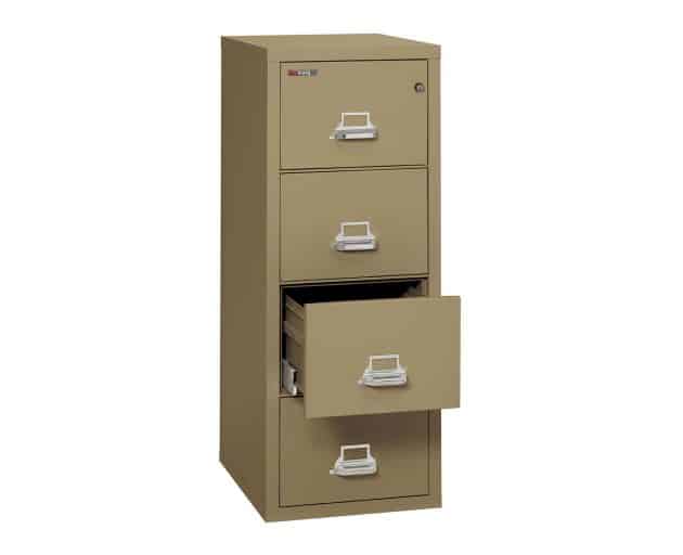 FireKing Vertical File Cabinet 4-2125-C (4 Drawer Legal) - Image 3